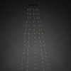 Lichtmantel kerstboom 5 strengen 240 cm | Extra warm wit | 240 lampjes met app besturing | Konstsmide