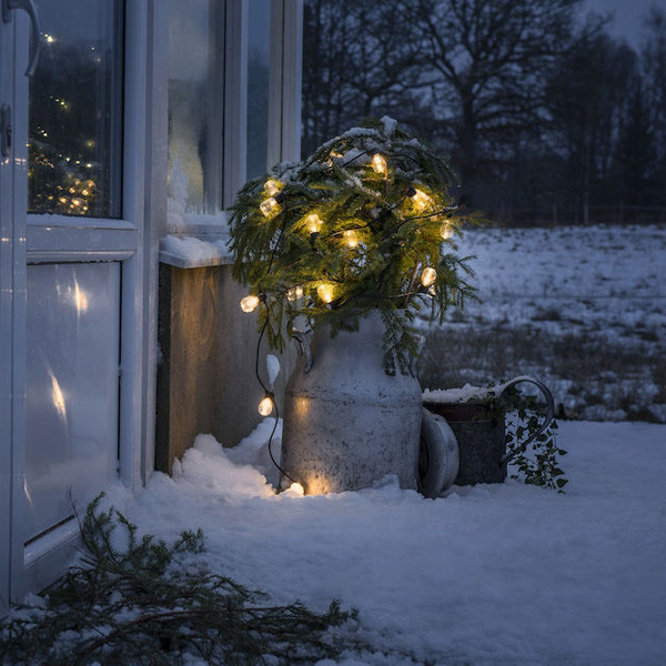 Konstsmide Lichtsnoer 14.75 meter | Geschikt voor buiten | 20 lampjes | Extra warm wit | Konstsmide  LKO00227 - 3