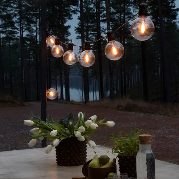 Konstsmide Lichtsnoer buiten 7 meter | Globe G10 | 1850K | 5 lampjes | 24V | Konstsmide  LKO00773 - 2