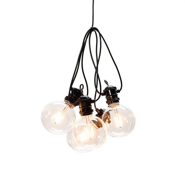 Konstsmide Lichtsnoer buiten 7 meter | Globe G10 | 1850K | 5 lampjes | 24V | Konstsmide  LKO00773 - 9