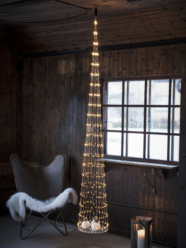 Konstsmide Lichtsnoer hangende piramide | 572 lampjes extra warm wit | Konstsmide  LKO00302 - 2