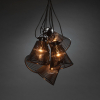 Konstsmide Lichtsnoer koppelbaar 10 meter | 10 lampjes | Extra warm wit | Zwart | Konstsmide  LKO00618 - 1
