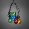 Lichtsnoer koppelbaar 10 meter | 10 lampjes | Multicolor | Konstsmide