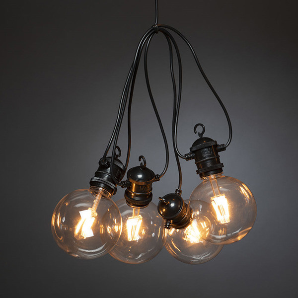 tumor long tempel Lichtsnoer koppelbaar 20 meter | 10 bollen | Extra warm wit | Konstsmide  123led.nl