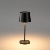 Konstsmide Oplaadbare tafellamp | 21.5 cm | Vence Mini | 2700K | Dimbaar | IP54 | Zwart | Konstsmide  LKO00761 - 1