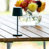 Konstsmide Oplaadbare tafellamp | 21.5 cm | Vence Mini | 2700K | Dimbaar | IP54 | Zwart | Konstsmide  LKO00761 - 4