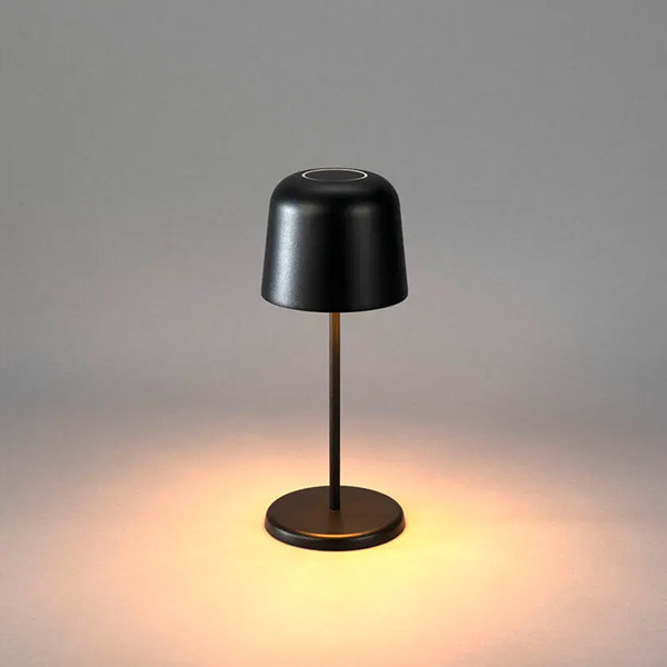Konstsmide Oplaadbare tafellamp | 30 cm | Biot | 2200K-2700K | Dimbaar | IP54 | Zwart | Konstsmide  LKO00768 - 1