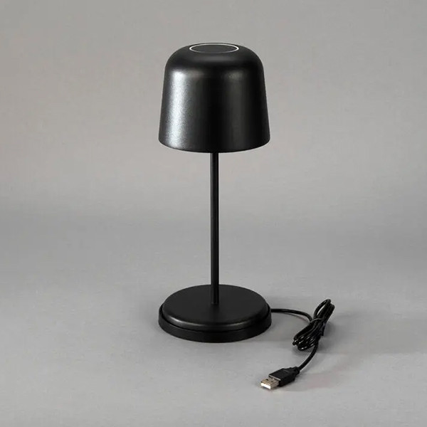 Konstsmide Oplaadbare tafellamp | 30 cm | Biot | 2200K-2700K | Dimbaar | IP54 | Zwart | Konstsmide  LKO00768 - 2