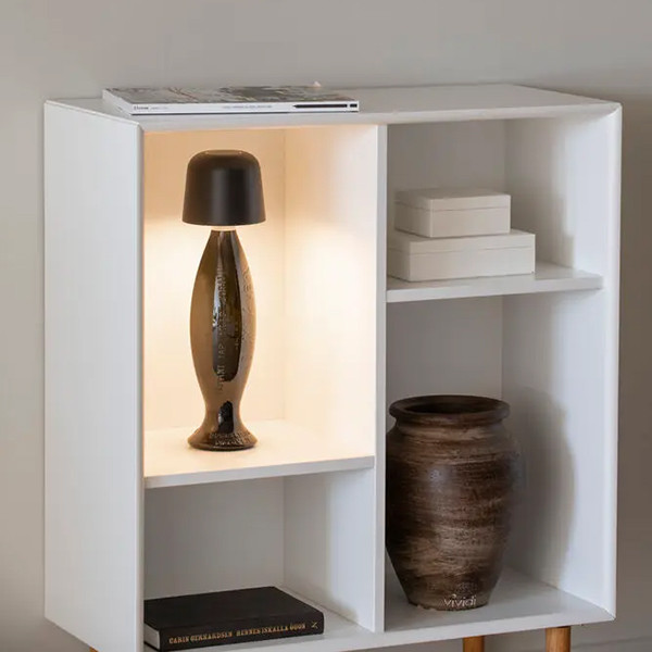 Konstsmide Oplaadbare tafellamp | 30 cm | Biot | 2200K-2700K | Dimbaar | IP54 | Zwart | Konstsmide  LKO00768 - 5