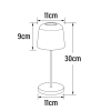 Konstsmide Oplaadbare tafellamp | 30 cm | Biot | 2200K-2700K | Dimbaar | IP54 | Zwart | Konstsmide  LKO00768 - 8