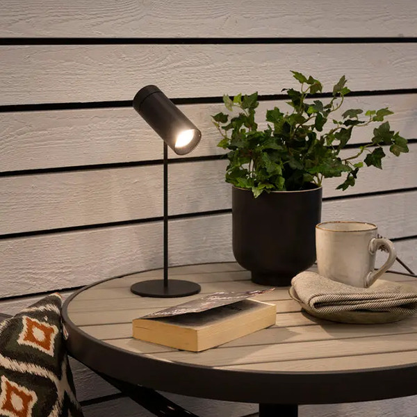 Konstsmide Oplaadbare tafellamp | 30 cm | Multi | 2200-3000K | Dimbaar | IP54 | Zwart | Konstsmide  LKO00766 - 4