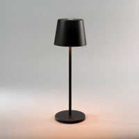 Konstsmide Oplaadbare tafellamp | 32 cm | Vence | 2700K | Dimbaar | IP54 | Zwart | Konstsmide  LKO00760