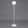 Oplaadbare vloerlamp | 124 cm | 2200-2700K | Dimbaar | Afstandsbediening | IP54 | Wit LKO00958 - 1