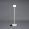 Oplaadbare vloerlamp | 124 cm | 2200-2700K | Dimbaar | Afstandsbediening | IP54 | Wit LKO00958 - 6