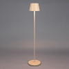 Oplaadbare vloerlamp | 124 cm | 2200-2700K | Dimbaar | Afstandsbediening | IP54 | Zandkleur LKO00959 - 1