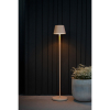 Oplaadbare vloerlamp | 124 cm | 2200-2700K | Dimbaar | Afstandsbediening | IP54 | Zandkleur LKO00959 - 2