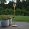 Oplaadbare vloerlamp | 124 cm | 2200-2700K | Dimbaar | Afstandsbediening | IP54 | Zandkleur LKO00959 - 3