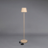 Oplaadbare vloerlamp | 124 cm | 2200-2700K | Dimbaar | Afstandsbediening | IP54 | Zandkleur LKO00959 - 6