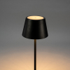 Oplaadbare vloerlamp | 124 cm | 2200K - 2700K | Dimbaar | Afstandsbediening | IP54 | Zwart LKO00960 - 4