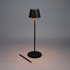 Oplaadbare vloerlamp | 124 cm | 2200K - 2700K | Dimbaar | Afstandsbediening | IP54 | Zwart LKO00960 - 5