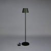 Oplaadbare vloerlamp | 124 cm | 2200K - 2700K | Dimbaar | Afstandsbediening | IP54 | Zwart LKO00960 - 6