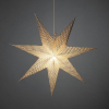 Papieren kerstster zilver excl. lamp (Konstsmide) LKO00438 - 1