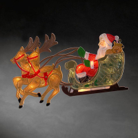 Rendier met verlichting | 30 x 28 cm | 20 lampjes | Konstsmide LKO00337