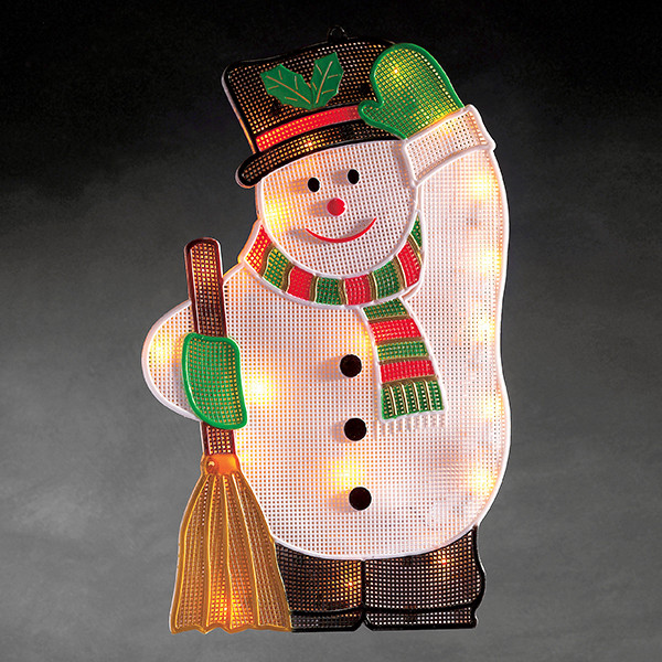 Sneeuwman met verlichting | 28 x 46 cm | 20 leds | Konstsmide LKO00335 - 2