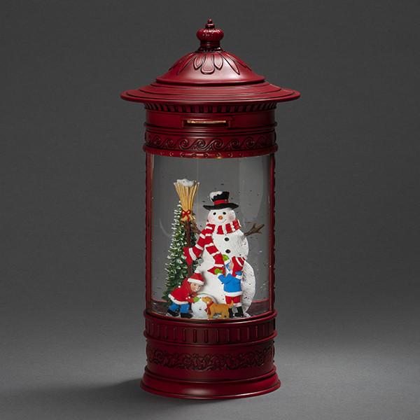 Sneeuwpop in mailbox op batterijen | 26.5 cm | Warm wit | Konstsmide LKO00819 - 2