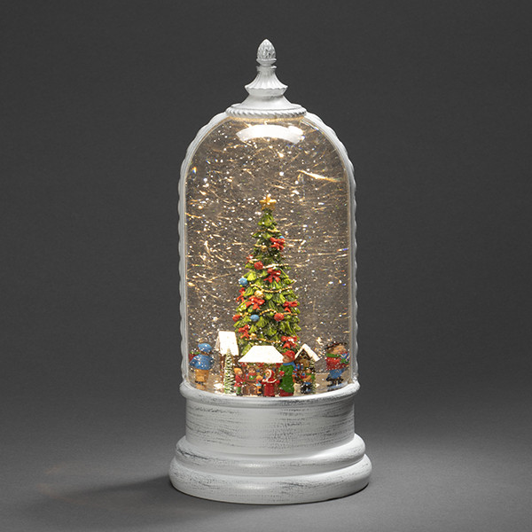 Sneeuwtafereel | Kerstmarkt op batterijen | 27.2 cm | Warm wit | Konstsmide LKO00815 - 1