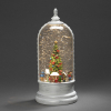 Sneeuwtafereel | Kerstmarkt op batterijen | 27.2 cm | Warm wit | Konstsmide LKO00815 - 1