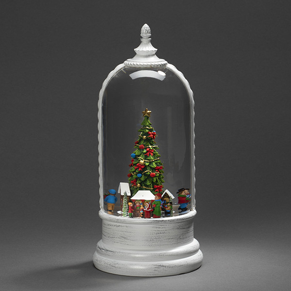 Sneeuwtafereel | Kerstmarkt op batterijen | 27.2 cm | Warm wit | Konstsmide LKO00815 - 2