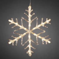 Konstsmide Sneeuwvlok met verlichting | 24 lampjes | Ø 40 cm | Konstsmide  LKO00634