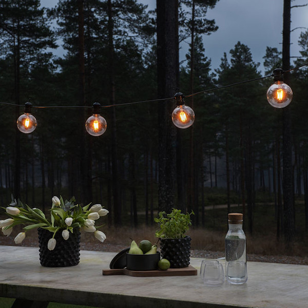 Konstsmide Solar lichtsnoer 14.5 meter | Globe | 10 bollen | Extra warm wit | Helder | IP44 | Konstsmide  LKO00722 - 4