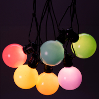 Konstsmide Solar lichtsnoer 14.5 meter | Globe | 10 bollen | Multicolor | Pastel | IP44 | Konstsmide  LKO00720
