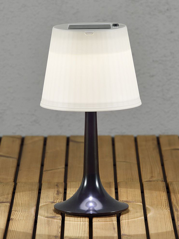 Konstsmide Solar tafellamp | Assisi | 4500K | IP44 | Zwart | Konstsmide  LKO00185 - 2