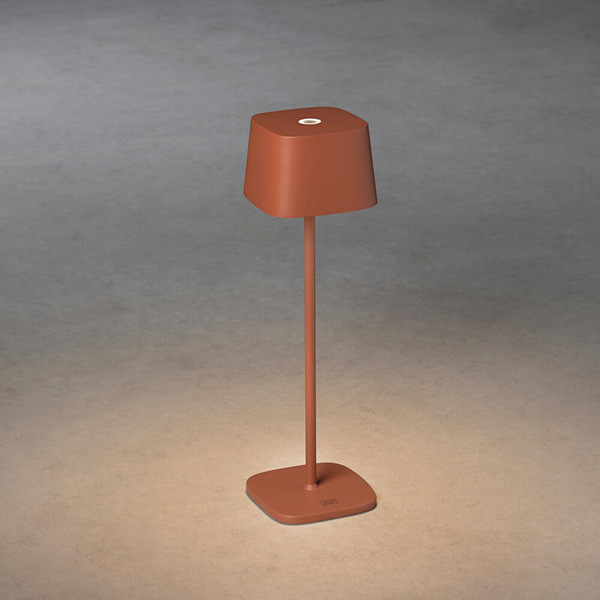 Konstsmide Tafellamp buiten | Capri | 2700-3000K | IP54 | 2.2W | Terracotta | Konstsmide  LKO00644 - 1