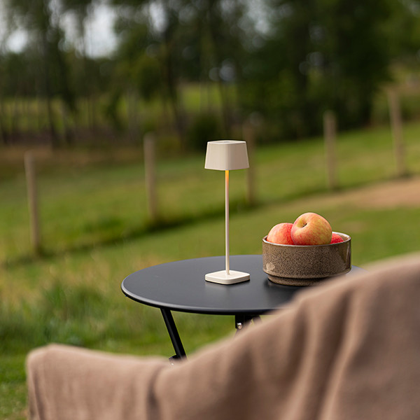 Tafellamp buiten | Capri Mini | 2700-3000K | IP54 | 2.2W | Crème | Konstsmide LKO00954 - 2