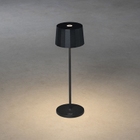Konstsmide Tafellamp voor buiten | Positano | Zwart | Warm wit | 2.2W | Konstsmide  LKO00608