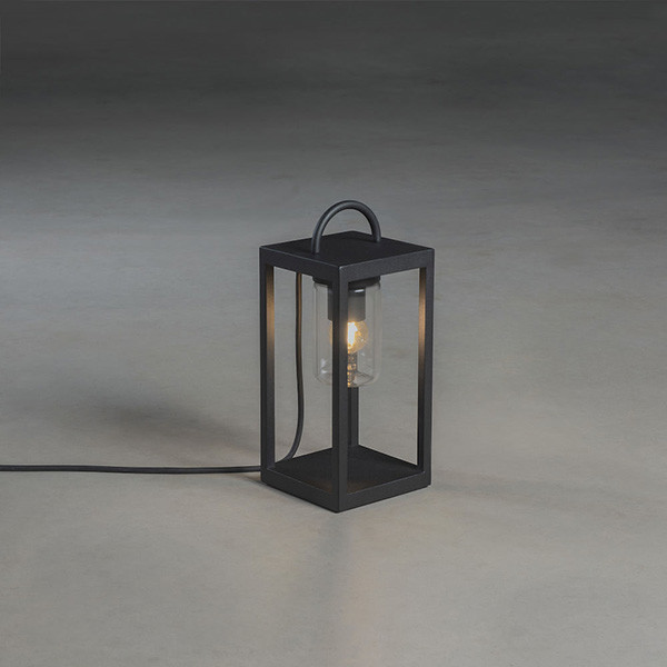 Konstsmide Terraslamp voor buiten 33 cm | Bologna | Zwart | E27 | Konstsmide  LKO00611 - 1