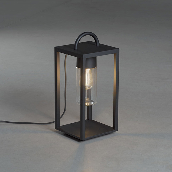 Konstsmide Terraslamp voor buiten 45.5 cm | Bologna | Zwart | E27 | Konstsmide  LKO00612 - 1