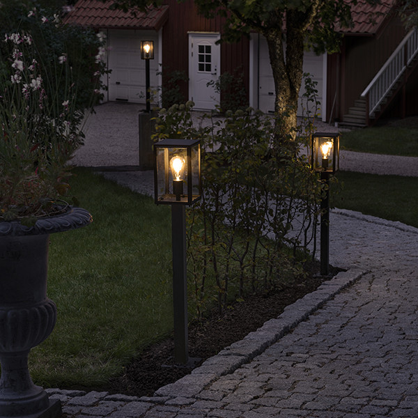 Konstsmide Tuinlantaarn E27 | Capri | 100 cm | IP44 | Zwart | Konstsmide  LKO00734 - 3