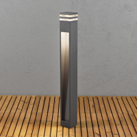 Tuinpaal | Vierkant | Massa | 100 cm | IP54 | Grijs | Konstsmide LKO00950