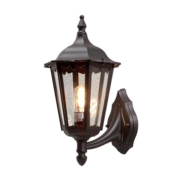 Wandarmatuur Firenze 7213-750 klassiek zwart geschikt voor 1 x E27 (Konstsmide) LKO00169 - 1