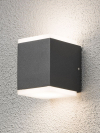 Konstsmide Wandlamp buiten | Cesena | 3000K | IP54 | 6W | Zwart | Konstsmide  LKO00117 - 2