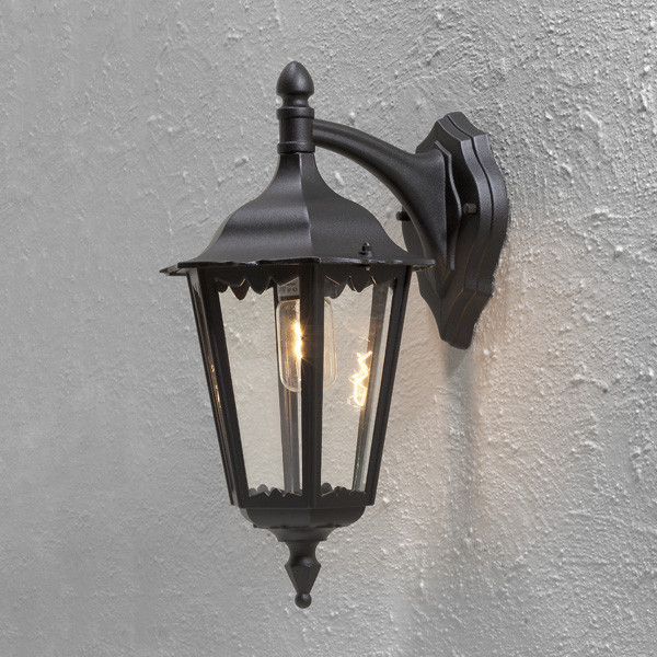 Wandlamp buiten | E27 | Firenze | IP44 | Zwart | Konstsmide LKO00167 - 1