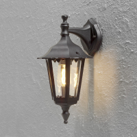 Wandlamp buiten | E27 | Firenze | IP44 | Zwart | Konstsmide LKO00964