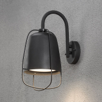 Konstsmide Wandlamp buiten | E27 | Perugia | IP44 | Zwart | Konstsmide  LKO00550