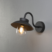 Konstsmide Wandlamp buiten | E27 | Vega Mini | IP44 | Zwart | Konstsmide  LKO00604