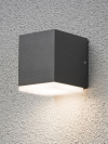 Konstsmide Wandlamp buiten | Monza | 3000K | IP54 | 6W | Antraciet | Konstsmide  LKO00116 - 3
